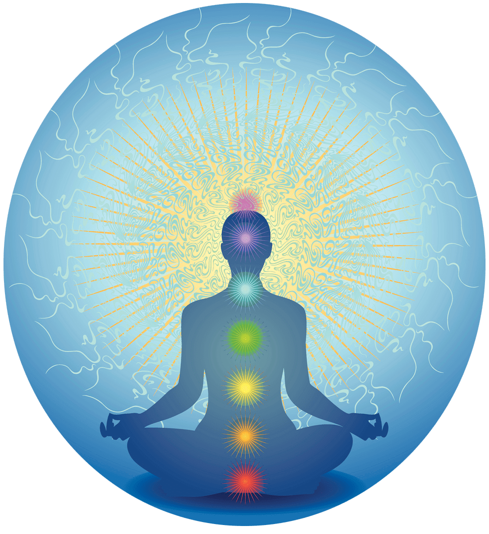 Chakra Person Illustration